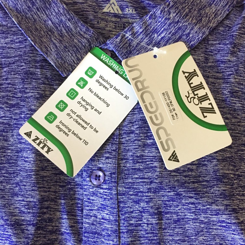 ZITY Mens Long Sleeve Sports Golf Tennis Polo Shirt   NEW!!! - Picture 9 of 12